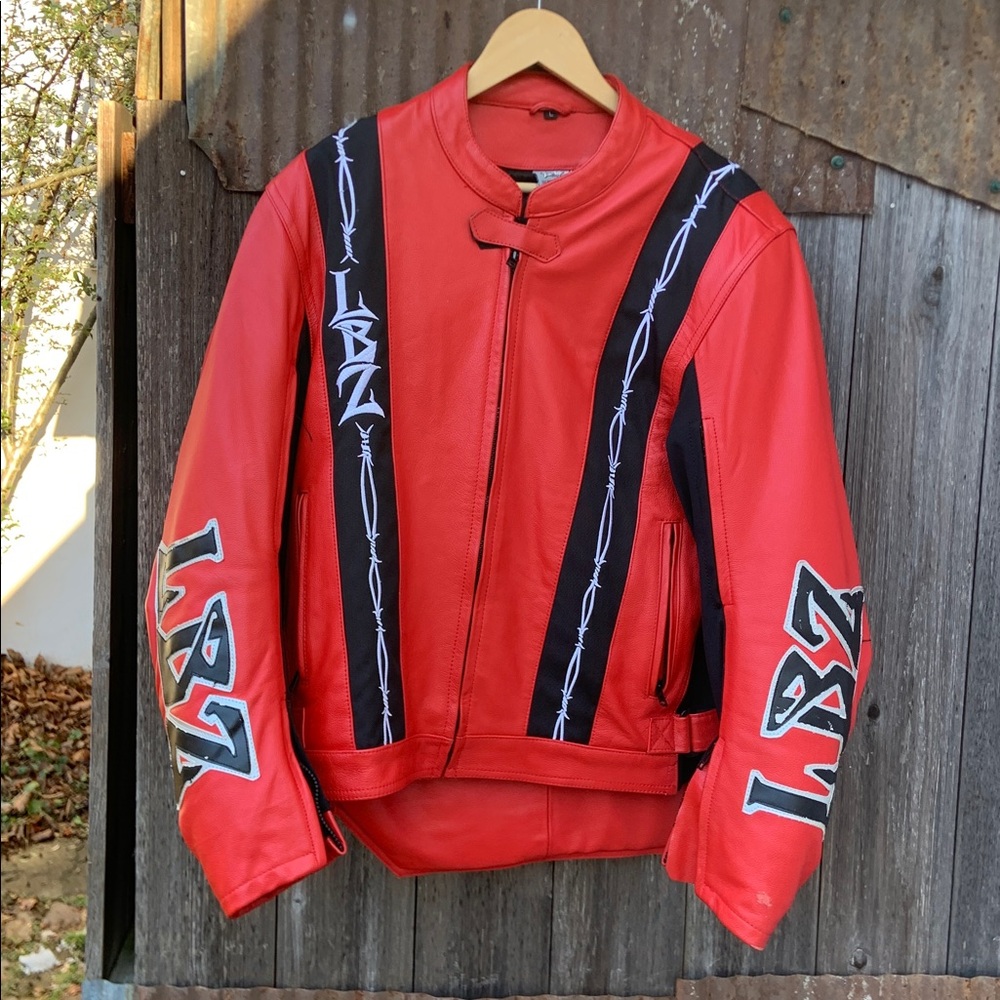 LBZ Leather Motorcycle Jacket L